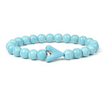Various Shapes Blue Turquoise Bracelets1917cm-6.7inch