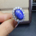 Star Sapphire 925 Sterling Silver RingRing