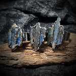 Irregular combination of Three kyanite Raw Stone