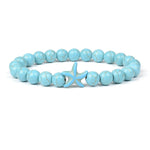 Various Shapes Blue Turquoise Bracelets1417cm-6.7inch