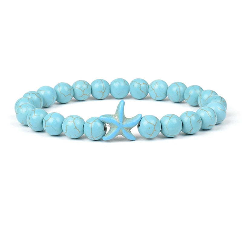 Various Shapes Blue Turquoise Bracelets1417cm-6.7inch