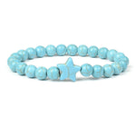 Various Shapes Blue Turquoise Bracelets2317cm-6.7inch