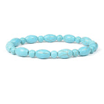 Various Shapes Blue Turquoise Bracelets1017cm-6.7inch