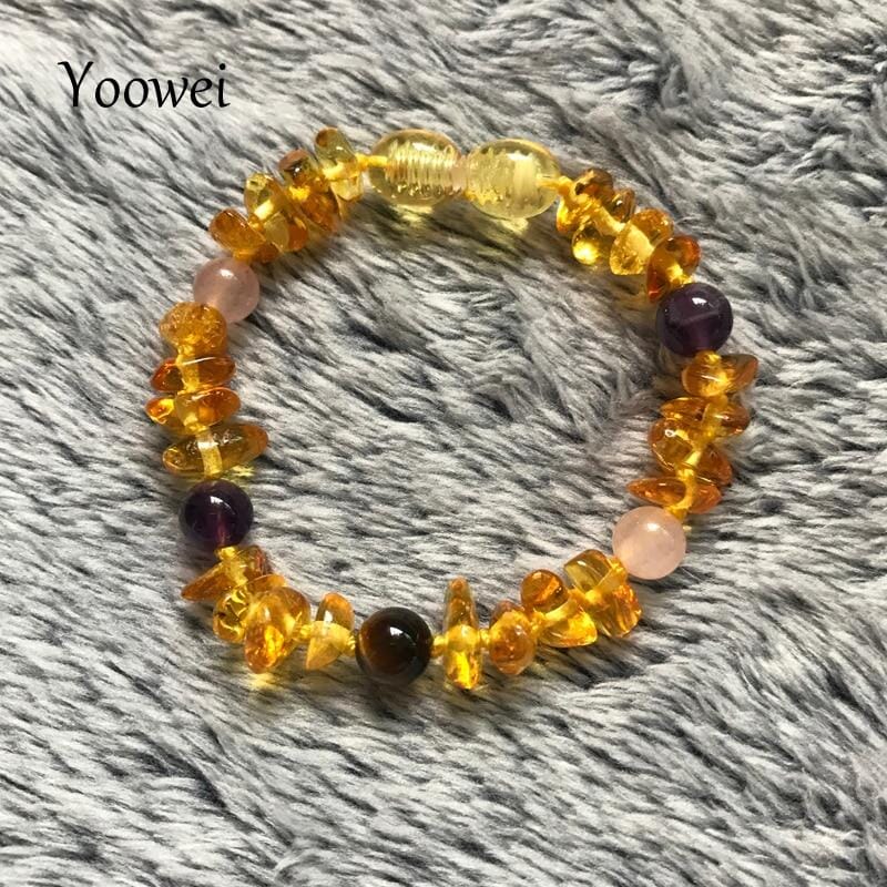 Natural Baltic Amber Bracelet - Made in LithuaniaBracelet