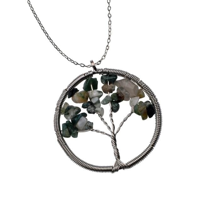 Tree of Life Branch Wiring Pendant NecklaceNecklace