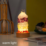 7 Chakra Natural Crystal Night LightHealing Crystal