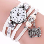 Leather Bracelet Quartz WristwatchBracelet