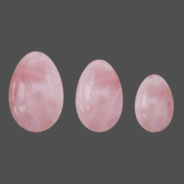 3pcs/set Natural Jade Yoni Eggs For Kegel ExerciseYoni EggsRose Quartz