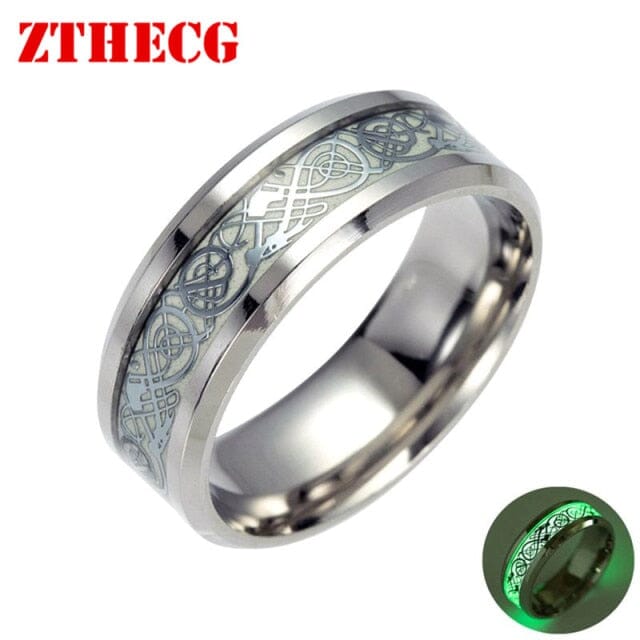 Luminous Glow in the Dark RingRing7Green1