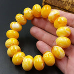 Big Amber Beaded BraceletBracelet