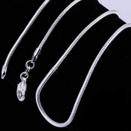 Sterling Silver Snake Chain NecklaceNecklace