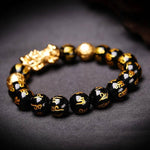 Feng Shui Beads Obsidian Stone BraceletBracelet