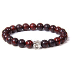 Flower Charm Bloodstone Beaded BraceletBracelet23CM