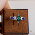 Party Jewelry Fire Mystic Topaz Ring - 925 Sterling SilverRing