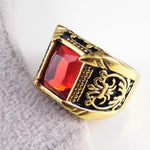 Luxury Men RingsRing9Red