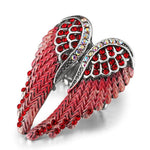 2019 Stylish Gold Angel Wings RingRing11