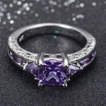 Amethyst White Gold Filled RingRing