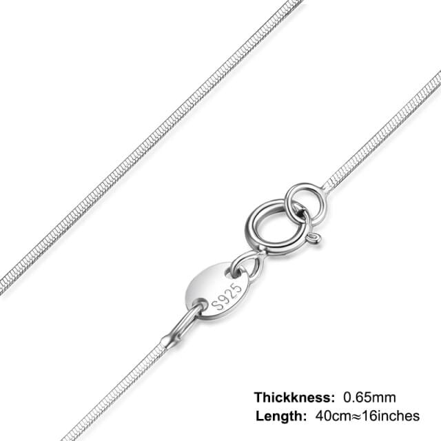 Genuine 925 Sterling Silver ChainChain