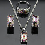 Multi Color Gemstone SetJewelry Set6