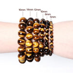 Natural Stone Tiger Eye BraceletBracelet12mmS 17cm