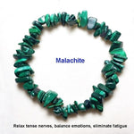 Natural Crystals Bead BraceletsBraceletMalachite