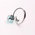 Resizeable Piece Of The Ocean 925 Sterling Silver RingRing