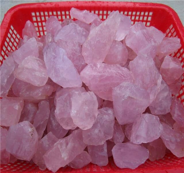 2.2lb / 1kg Natural Rose Quartz StoneRaw Stone1kg about 12pcs