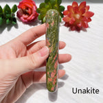 1pc Crystal Stone Body Massage Yoni Healing WandWandUnakite