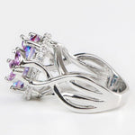 Big Oval-shaped Topaz Gemstone Ring - 925 Sterling SilverRing