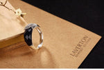 Amber Gemstone Authentic S925 Fine Jewelry Ring Sterling Silver - ResizeableRing