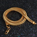 Stylish 18K Gold Plated Exquisite Smooth NecklaceNecklace