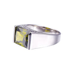 Elegant and Fashionable Peridot Stone Ring - 925 Sterling SilverRing