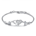 Double Heart Seaside Harvest Festival Revelry Bracelet - 925 Sterling SilverBracelet