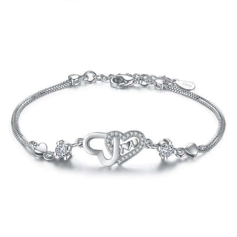 Double Heart Seaside Harvest Festival Revelry Bracelet - 925 Sterling SilverBracelet