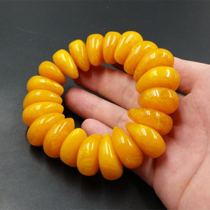 Big Amber Beaded BraceletBracelet18mm-8