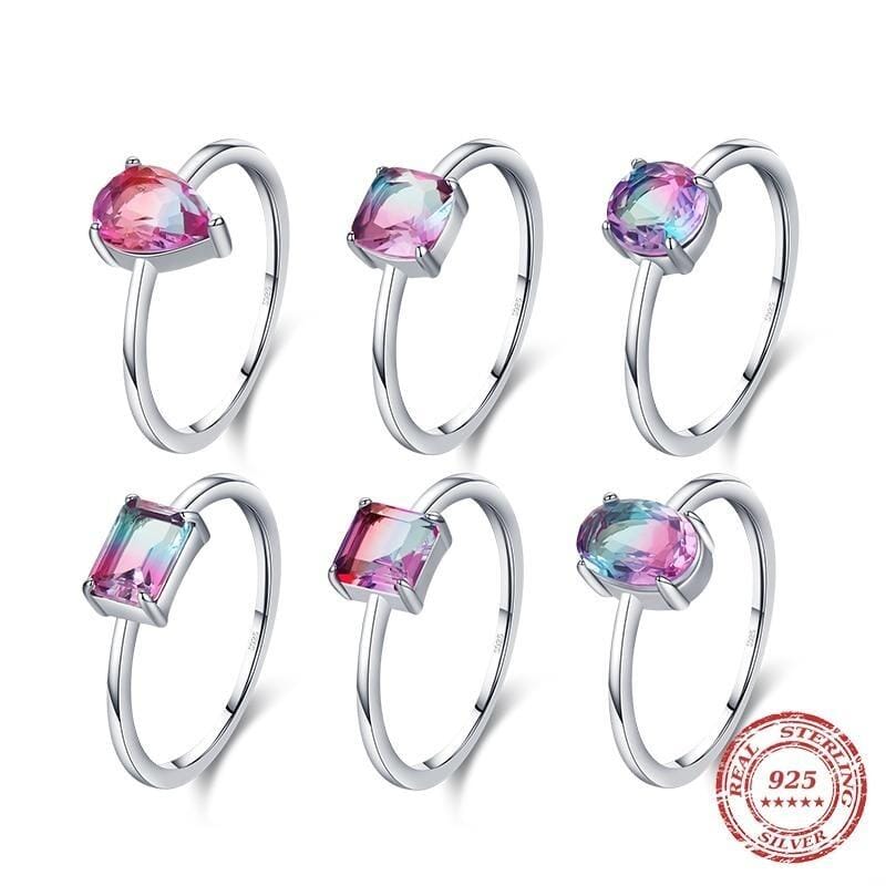 Pink Tourmaline Crystal RingRing