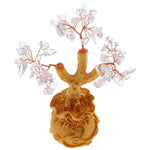 Citrine Bonsai Money Lucky TreeHome DecorWhite