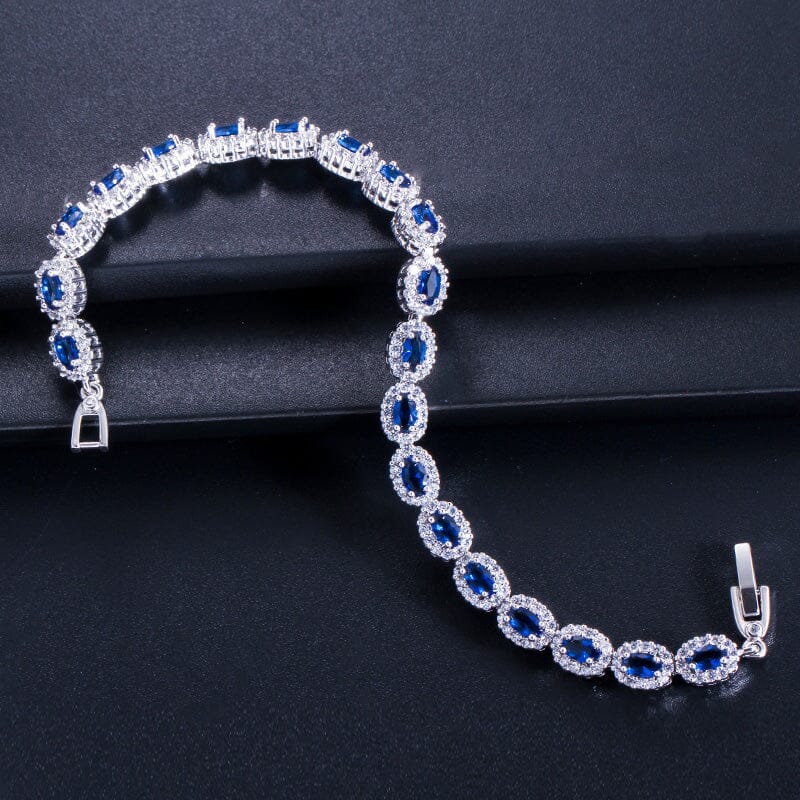 Blue Topaz Splendid Bracelet - 925 Sterling SilverBracelet
