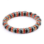 Classic Hematite Stone BraceletBraceletRed