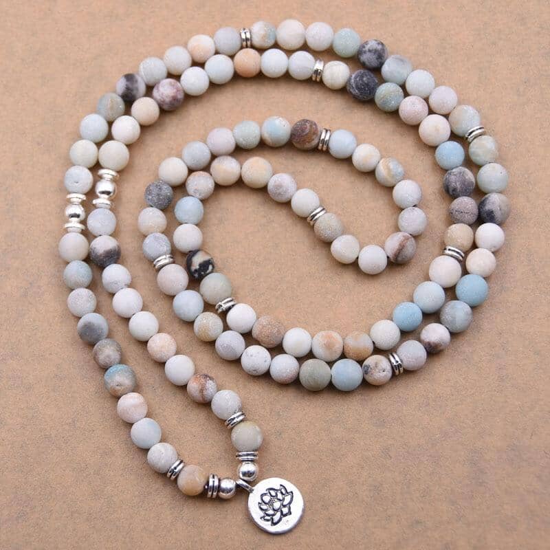 Natural Mala Beads Chakra Bracelet or NecklaceBracelet