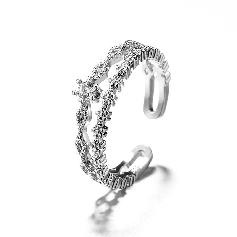 Statement Punk Six Claw Adjustable Band Ring - 925 Sterling SilverRing
