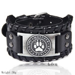 Punk Braided Rope Leather Cuff BraceletBracelet