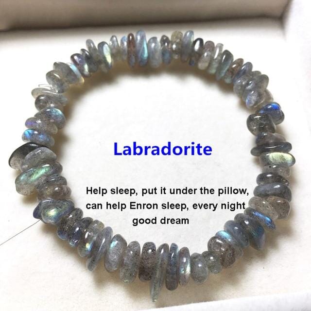 Natural Crystals Bead BraceletsBraceletLabradorite