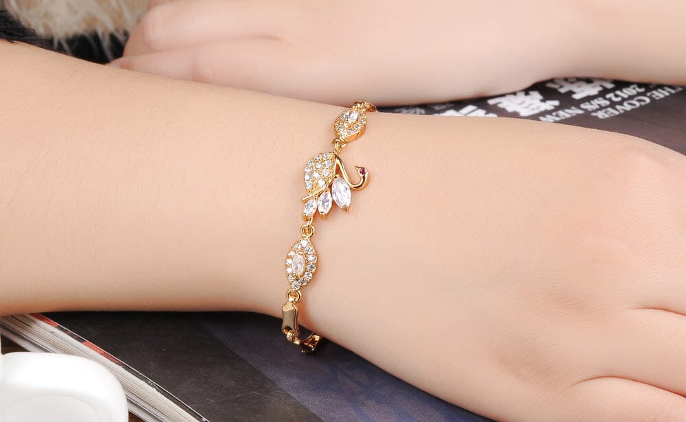Swan Pave Crystal BraceletBracelet