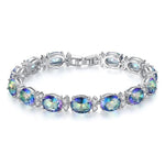 Rainbow Mystic Topaz Crystal BraceletBracelet