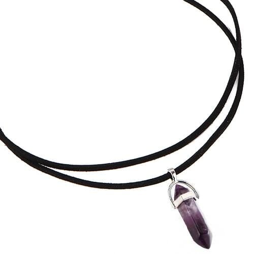 Opal Choker NecklaceNecklacePurple