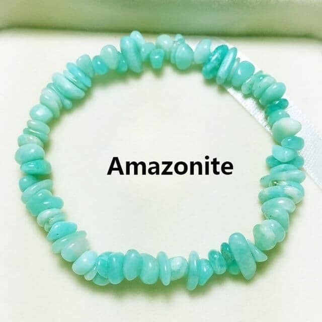 Natural Crystals Bead BraceletsBraceletAmazonite