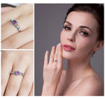 Natural Amethyst Heart RingRing