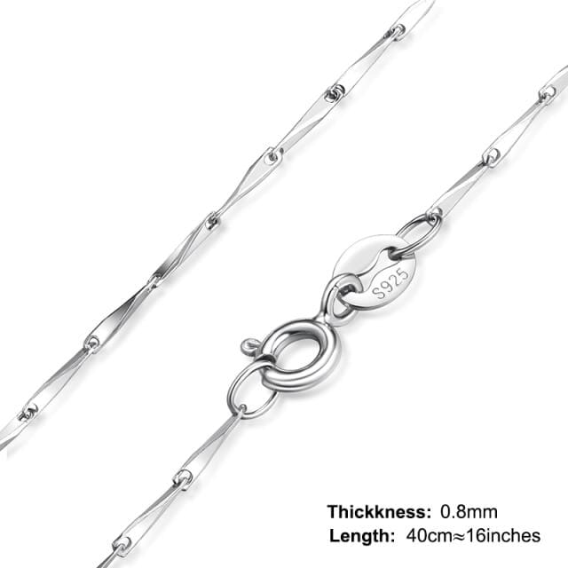 Genuine 925 Sterling Silver ChainChain