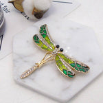 Vintage Dragonfly Gemstone PinPendant